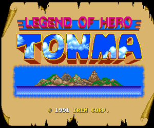 Legend of Hero Tonma (Japan) Screenshot